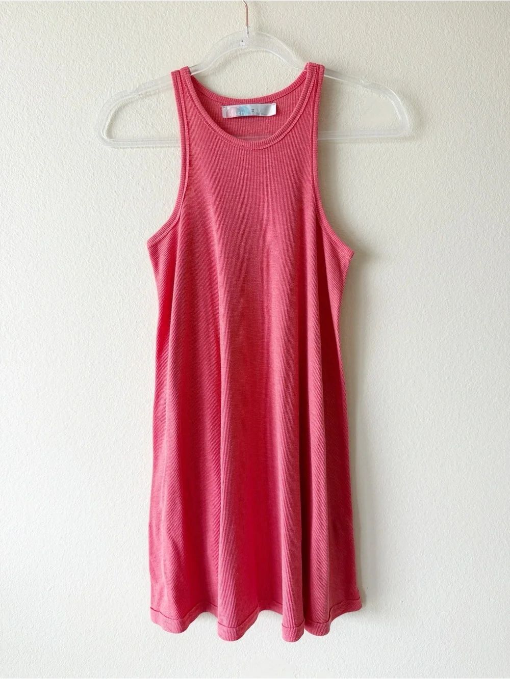 Free People LA Nite Mini Swingy Ribbed Tank Dress XS